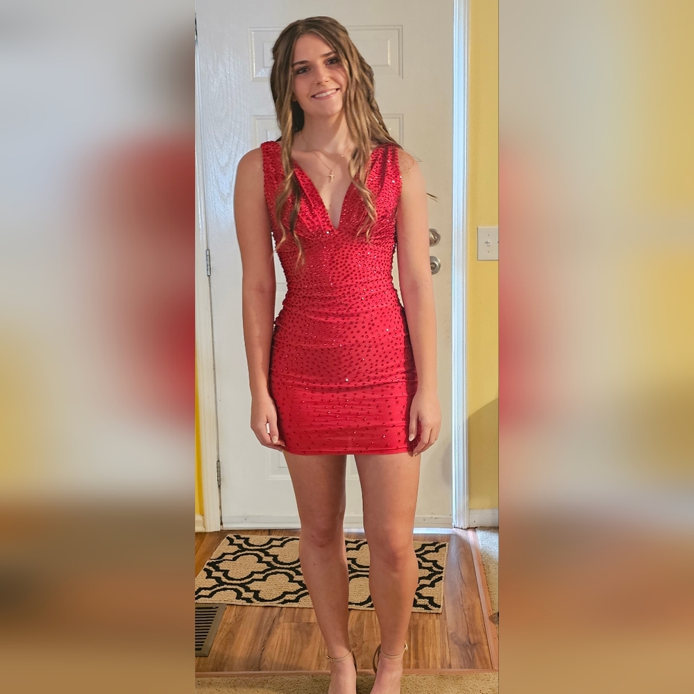 Johnathan kayne red size 4 dress